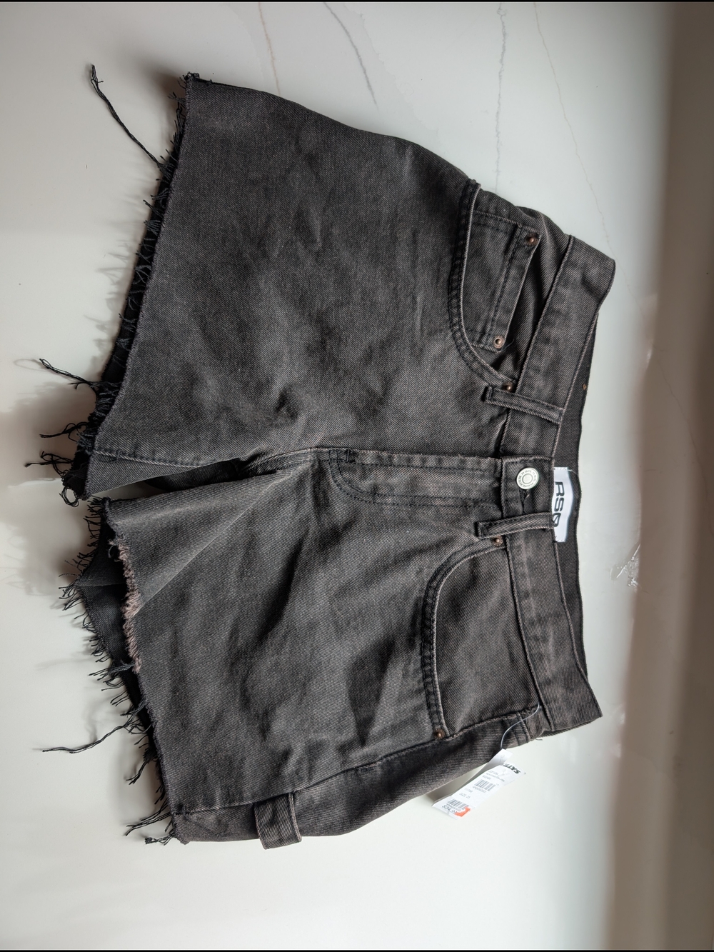 RSQ Black Denim Shorts
